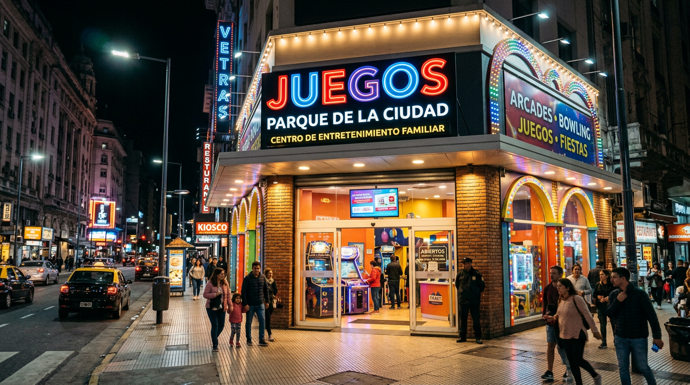 Exterior del centro JuegoFamilia en Buenos Aires